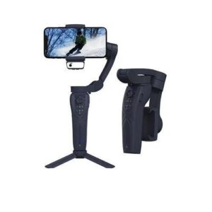 Three-axis Foldable Handheld Gimbal 360 Rotate AI Facial Intelligent Tracking Phone Stabilizer